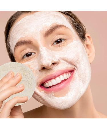 11Pcs Exfoliating Face Loofah Sponge Set - Facial Cleansing Scrubber & Bath Pads for Spa & Shower - Buy Online on SooperMarket.com
