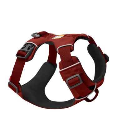 RUFFWEAR Front Range Dog Harness with Chest Strap Reflective Padded Anti-Pull Harness Red Clay XS Red Clay X-Small