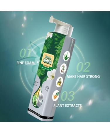 1PC Natural Plant Hair Dye Bubble Plant Hair Dye Plant Based Hair Dye for Gray Hair Coverage Hair Color for Men Women Hair Dyeing Cream Gentle Safe for Scalp & Hair Brown 100ml. - Buy Online on SooperMarket.com