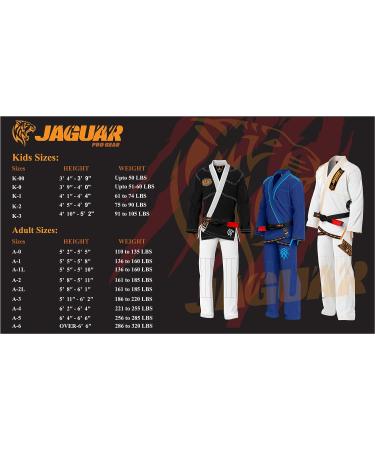 Jaguar Organo Organic Cotton BJJ Gi Uniform Kids Adults IBJJF Compliant A-3 - Buy Online on SooperMarket.com