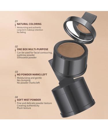 2Pcs Root Touch Up Powder Windproof & Sweatproof Hairline Powder for Women & Wen Natural Stain-Proof Hair Loss Concealer Hairline Powder for Thinning Hairline Light Brown & Black. Light Brown Black - Buy Online on SooperMarket.com