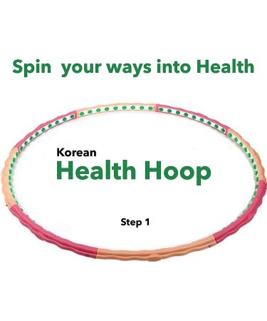 Korean Weighted Health Hoop 1.3kg for Fitness & Massage Workout - Hula-up Slim Body with Passion Hoola - Buy Online on SooperMarket.com