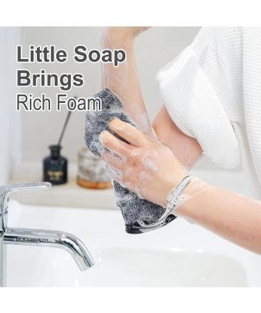 Yiclick Soap Savers for Bar Soap (4 Pack) - Exfoliating Soap Bags Loofah Pouch & Holder for Shower & Bath - Mesh Net Sock Scrubber Washcloth - Buy Online on SooperMarket.com