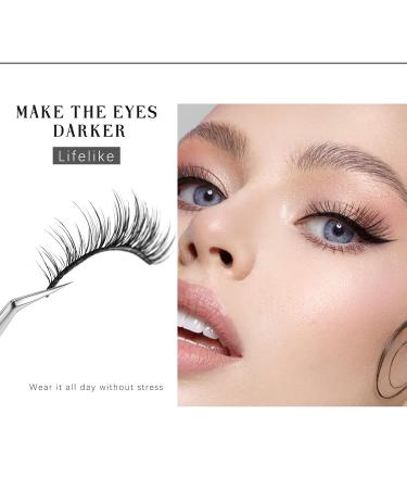 Natural Look False Eyelashes - 8 Pairs 4 Styles Wispy Faux Mink Strip Lashes - Reusable Lightweight & Soft for Women s Natural Makeup - Buy Online on SooperMarket.com