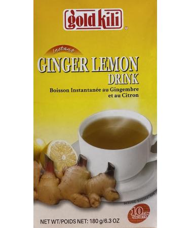 Gold Kili Instant Ginger Lemon Drink 180g (10 Tea Bags)