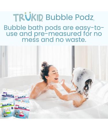 TruKid Yumberry Bubble Podz for Baby & Kids | Gentle Bubble Bath Bomb for Sensitive Skin | pH Balanced for Eye Sensitivity | Natural Moisturizers | 8 Count - Buy Online on SooperMarket.com