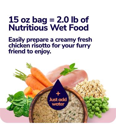 Miracle Vet Dehydrated Cat Food Topper - Chicken Vegetable Risotto - 58% Proteins - 15 oz - Buy Online on SooperMarket.com
