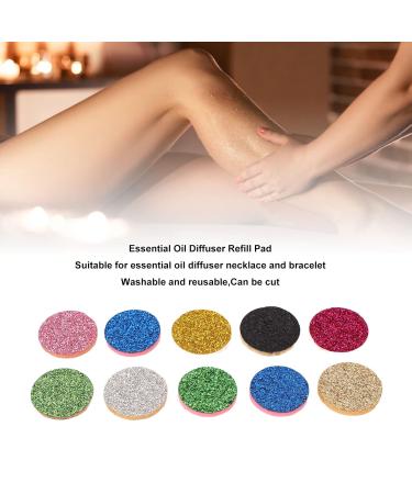 20 Pack Essential Oil Diffuser Refill Pads - 0.8 Inch Felt Replacement for Aromatherapy Necklaces Bracelets & Trailers - Buy Online on SooperMarket.com