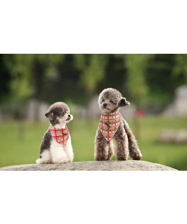 Lionet Paws Dog Bandana - Green Rhombus Headscarf for Small Medium & Large Dogs | Triangular Dog Scarf (Pack of 1) - Buy Online on SooperMarket.com