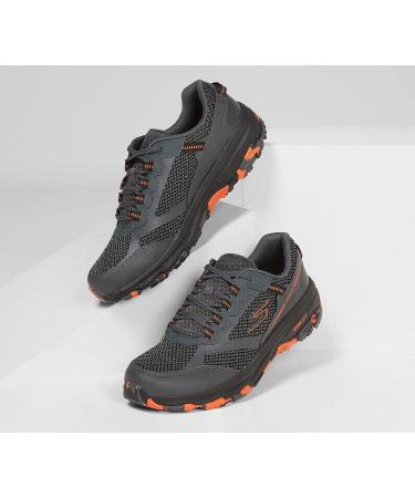 Skechers Men's GoRun Altitude Trail Shoe 10.5 - Charcoal/Orange/Black | Air Cooled Foam for Walking, Running, Hiking - Buy Online on SooperMarket.com