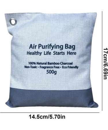 Teksome Charcoal Air Purification Bags - Natural Odor Absorbers for Home Car & Living Room - Effective Air Freshener Accessories - Buy Online on SooperMarket.com