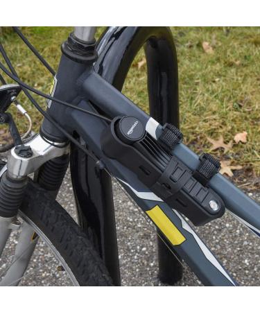 Amazon Basics Folding Bike Lock - Black (1-Pack) - Buy Online on SooperMarket.com