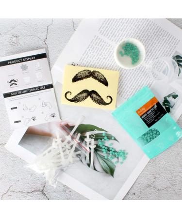 Nose Wax Set - Updated Nose Hair Removal Kit for Men | 50g Wax 20 Applicators & Safe Tip | Effective Nose Hair Removal Solution - Buy Online on SooperMarket.com