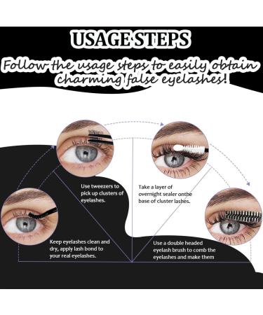Qiveaory Lash Bond and Seal Kit 3Pcs DIY Lash Extension with Waterproof Lashe Cluster Glue 72h Hold and Seal Lash Remover Tweezers for Eyelash Extensions Beginners Self Use at Home - Buy Online on SooperMarket.com
