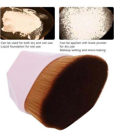 Foundation Brushes Makeup Brushes Fiber Hair for Micro Baking for Makeup Setting(Pink) - Buy Online on SooperMarket.com