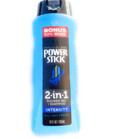2 in 1 Shampoo and Shower Gel (3 EA 18 oz) Intensity All Day Fresh