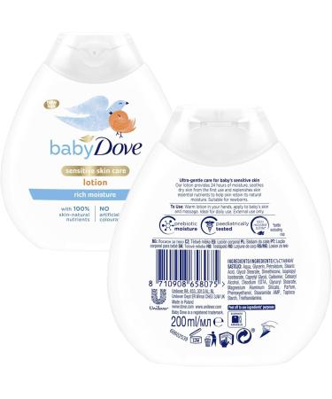 Baby Dove Rich Moisture Combo: Head To Toe Wash 400ml, Shampoo 400ml, Lotion 200ml - Buy Online on SooperMarket.com