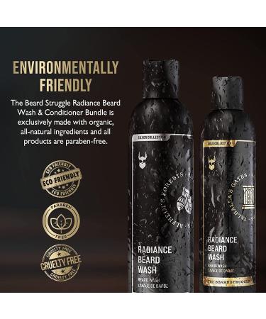 The Beard Struggle Radiance Beard Wash - Platinum Collection Surtr's Fury (240ml) - Viking Beard Wash for Men - Buy Online on SooperMarket.com