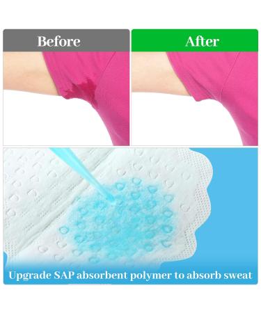 50 Pack Large Underarm Sweat Pads for Women Armpits Adhesive Disposable Dress Guards Non Visible Secret Sweat Block Comfortable Unflavored Non Sweat Armpit Protection for Sweating 4.92 x 4.53 Inches - Buy Online on SooperMarket.com