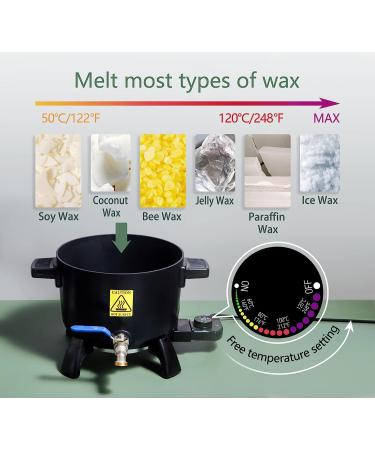 Electric Wax Melter for Candle Making - 6Qt Capacity - Convenient Pouring Spout - Buy Online on SooperMarket.com