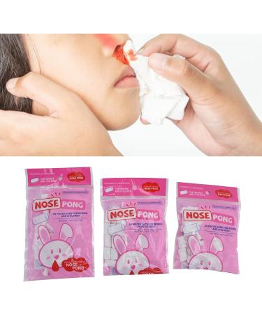 Nose Cotton Rolls - 3 Sizes Nosebleed Plugs for Quick Relief | Easy Use for Adults & Kids | Home First Aid Solution - Buy Online on SooperMarket.com