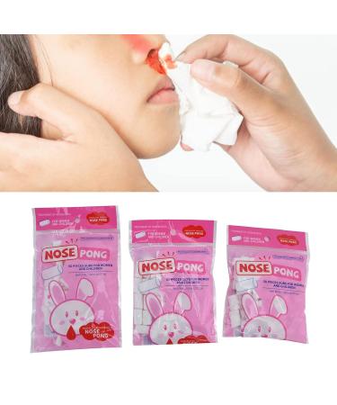 Nose Cotton Rolls - 3 Pack | Stop Nosebleeds Fast with Soft Cotton Pads for Home Outdoors & Sports - Buy Online on SooperMarket.com