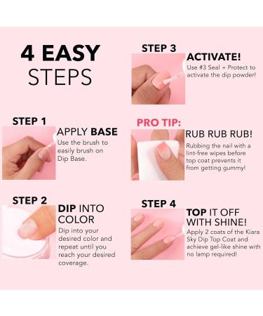Kiara Sky Long Lasting Nail Dip Powder - Ice For You | Gray Tones | 1 oz | International Shipping Available - Buy Online on SooperMarket.com