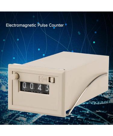 Electromagnetic Pulse Counter - 1 PC DC 24V CSK4-NKW 4 Digit Totalizer (0-9999) | International Shipping Available - Buy Online on SooperMarket.com