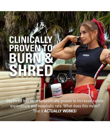EHP Labs OxyShred Thermogenic Pre Workout Powder & Shredding Supplement - Preworkout for Men & Women Sugar Free Energy Powder with 150mg of Caffeine - Dr. Soda Pop 60 Servings - Buy Online on SooperMarket.com
