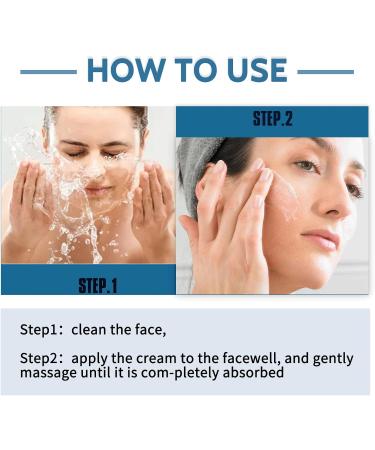Trendyfave Peptide Moisturiser Anti Wrinkle Face Cream Nourishing Collagen Face Cream with Copper Peptide & Hyaluronic Acid Reduce Fine Line Moisturiser for Oily Skin Firming Beauty - Buy Online on SooperMarket.com