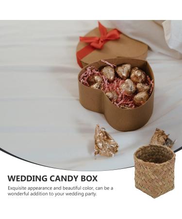 Cabilock 20pcs Wicker Baby Exquisite Grocery Flower Handwoven Crafts Chip Mini Makeup For Dollhouse Ring Natural Bamboo Sweet Goodies Portable Plant Favor Outdoor Anniverary Seagrass - Buy Online on SooperMarket.com