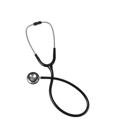 MABIS Stethoscope Adult with Infant Bell Diaphragm Stainless Steel Chest piece Dual Binaural and 22 Inch Tubing with 2 Extra sets of Ear tips Black