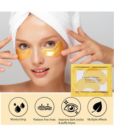 30 Pairs Collagen Crystal Lip Masks & 24K Gold Eye Masks Nourishing Under Eye Patches for Puffy Eyes Moisturizing & Reducing Fine Lines | Premium Lip & Eye Care - Buy Online on SooperMarket.com