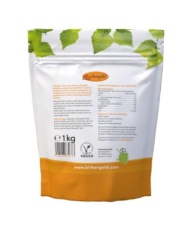 Buy Birch Gold Xylitol 1kg Bag - Pure 100% Xylitol from Finland | Vegan Gluten-Free 40% Fewer Calories | Tooth-Friendly Sweetener - Buy Online on SooperMarket.com