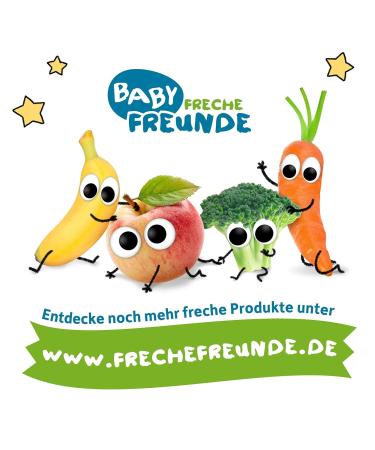 Baby Cheeky Friends Organic Crispy Rings - Millet & Banana Snack for Babies 7+ Months | Vegan Gluten-Free | 2x8-Pack (16 Rings) - Buy Online on SooperMarket.com