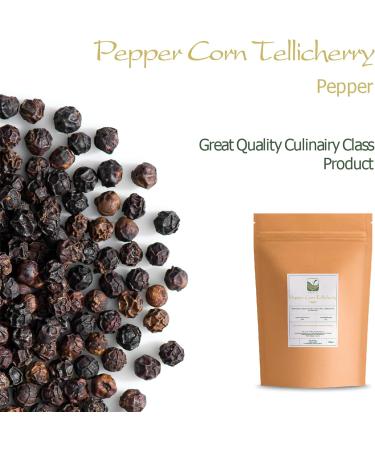 Organic Tellicherry Black Peppercorns for Grinder - Premium 100g Peppercorn Pack - Buy Online on SooperMarket.com