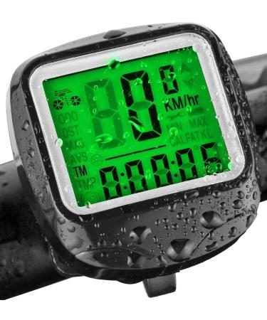 Finibo bicycle computer wired mileage counter speedometer for bicycle 23 functions waterproof LCD speed bicycle tacho bike computer 1 single