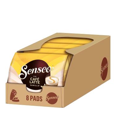 Buy Senseo Caf Latte Vanilla Pads - 40 Coffee Pads Pack of 5 - Perfect for 40 Delicious Drinks | International Shipping Available - Buy Online on SooperMarket.com