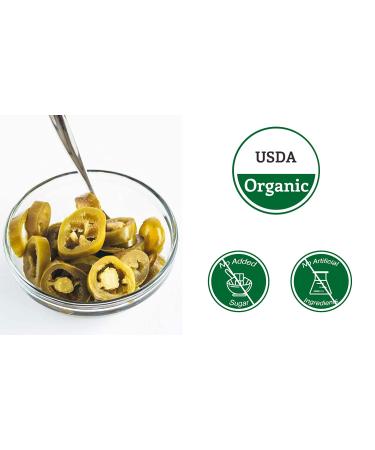 La Preferida Organic Jalapeno Nacho Slices - Mild 11.5 oz (Pack of 2) | Organic Mild Jalapeno Slices - 11.5 Ounce (2 Pack) - Buy Online on SooperMarket.com