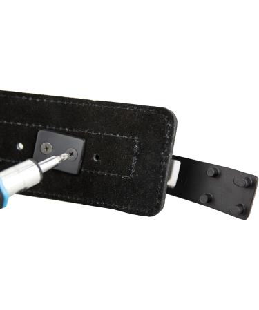 C.P.Sports Leather Powerlifting Belt with Power Buckle - Professional Training & Weight Lifting Belt for Fitness & Bodybuilding (M: 69-92cm Black) - Buy Online on SooperMarket.com