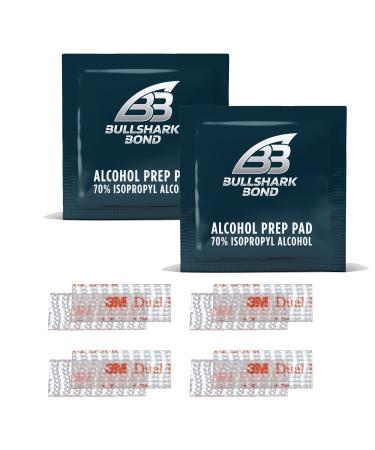 4 Sets (8 Strips) - EZPass/I-Pass/Toll Tag Tape Mounting Kit - Peel and Stick Adhesive Strips Dual Lock Tape with Alcohol Prep Pad  EZ Tape  EZ Pass Holder Velcro Strips with Adhesive for Windshield 1.25 Length 8