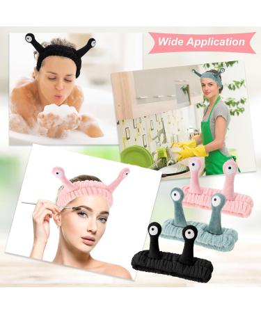 Heyu-Lotus 3 PCS Face Wash Headband Set - Elastic Coral Fleece Makeup Headbands for Women - Ideal for Skincare, Shower, and Sports - Buy Online on SooperMarket.com