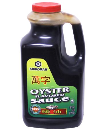 Kikkoman Oyster Flavored Sauce, No Added MSG, Green Label, 5 Pound