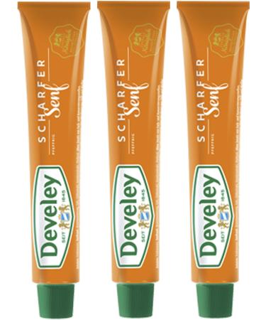 Develey Hot Mustard 3 x 100 ml, Develey / Germany