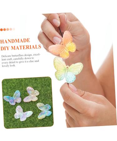 Anneome 20pcs Hairpin Diy Accessories Key Fob Butterfly Charms Diy Butterflies Accessories Phone Case - Buy Online on SooperMarket.com