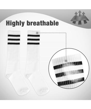 ONUPGO 5-Piece Striped Sports Sweatband & Socks Set for Men Women - Ideal for 80s Costumes & Theme Parties - Buy Online on SooperMarket.com