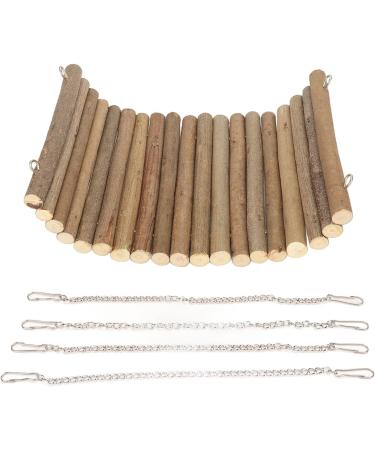 Buy Rabbit Wood Swing - Multifunctional Wooden Hamster Hammock for Mice & Sparrows | Natural Cute Resting Platform (20x30 cm) - Buy Online on SooperMarket.com