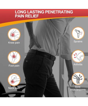 Pain Relief Patch - 10 Patches Knee & Muscle Pain Relief Plaster - Natural 8H Relief for Joint, Neck, Knee Pains - Buy Online on SooperMarket.com