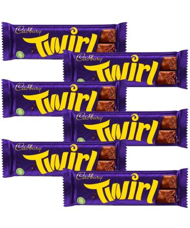 Chocolate Bar Bundle With Twirl Chocolate Bars 43g (6 Pack)