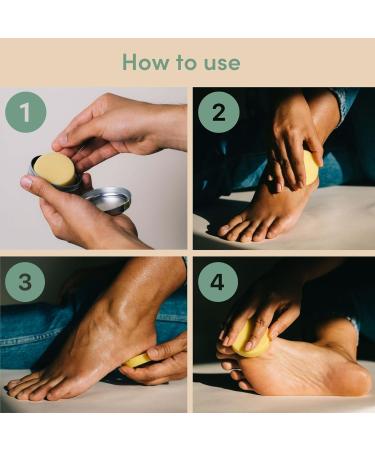 Fixed Organic Foot Cream with Beeswax & Shea Butter | Toe Feast by 4peoplewhocare - KO Foot Care with Rosemary & Eucalyptus (40g Refill) - Buy Online on SooperMarket.com